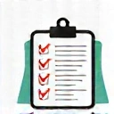 Icono de plan personalizado representando dieta y menú